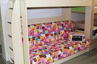 Bunk Bed with a sofa at the bottom - Stylish and practical (90+ Photos)