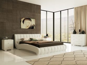 Novidades das lindas camas no quarto: 225+ (Foto) Escolha para um sono confortável e saudável