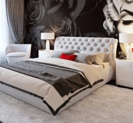 Novidades das lindas camas no quarto: 225+ (Foto) Escolha para um sono confortável e saudável