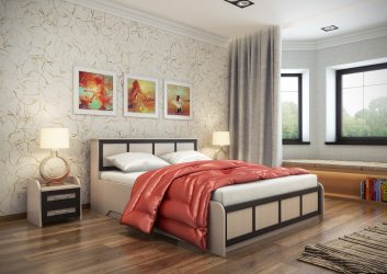 Novidades das lindas camas no quarto: 225+ (Foto) Escolha para um sono confortável e saudável