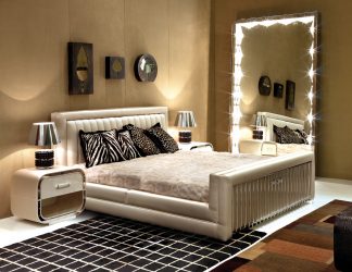 Novidades das lindas camas no quarto: 225+ (Foto) Escolha para um sono confortável e saudável
