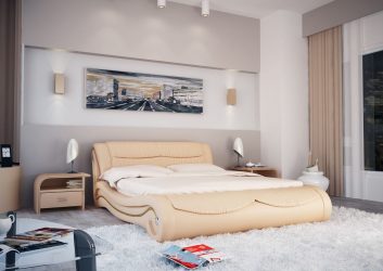 Novidades das lindas camas no quarto: 225+ (Foto) Escolha para um sono confortável e saudável