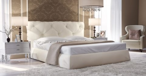 Novidades das lindas camas no quarto: 225+ (Foto) Escolha para um sono confortável e saudável