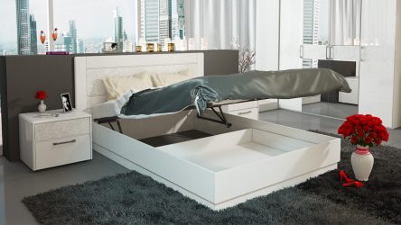 Novidades das lindas camas no quarto: 225+ (Foto) Escolha para um sono confortável e saudável