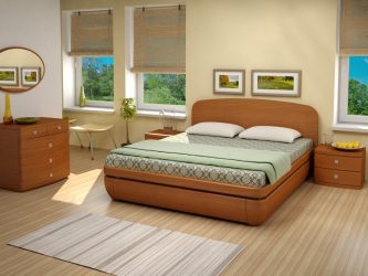 Novidades das lindas camas no quarto: 225+ (Foto) Escolha para um sono confortável e saudável