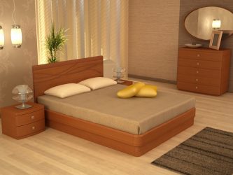 Novidades das lindas camas no quarto: 225+ (Foto) Escolha para um sono confortável e saudável