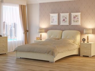 Novidades das lindas camas no quarto: 225+ (Foto) Escolha para um sono confortável e saudável