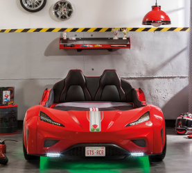 Como adicionar passas ao berçário: uma cama na forma de um carro para meninos e meninas (mais de 85 fotos). Características de uso no interior