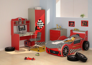 Como adicionar passas ao berçário: uma cama na forma de um carro para meninos e meninas (mais de 85 fotos). Características de uso no interior