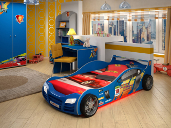 Como adicionar passas ao berçário: uma cama na forma de um carro para meninos e meninas (mais de 85 fotos). Características de uso no interior