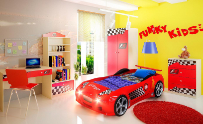 Como adicionar passas ao berçário: uma cama na forma de um carro para meninos e meninas (mais de 85 fotos). Características de uso no interior