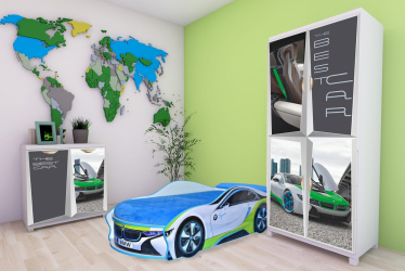 Como adicionar passas ao berçário: uma cama na forma de um carro para meninos e meninas (mais de 85 fotos). Características de uso no interior