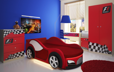Como adicionar passas ao berçário: uma cama na forma de um carro para meninos e meninas (mais de 85 fotos). Características de uso no interior