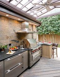 Como equipar a cozinha de verão no país? 220+ (Fotos) Projetos de design 