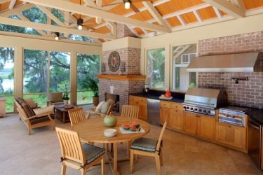 Como equipar a cozinha de verão no país? 220+ (Fotos) Projetos de design 
