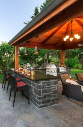 Como equipar a cozinha de verão no país? 220+ (Fotos) Projetos de design 