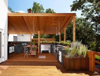 Como equipar a cozinha de verão no país? 220+ (Fotos) Projetos de design 