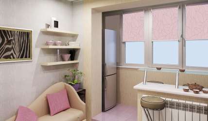 Cozinha combinada com loggia: maneiras reais de usar o local com sabedoria. Design de interiores não chato (mais de 120 fotos)