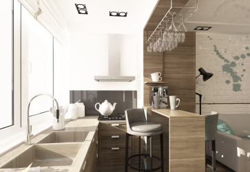 Cozinha combinada com loggia: maneiras reais de usar o local com sabedoria. Design de interiores não chato (mais de 120 fotos)