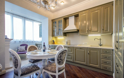 Cozinha combinada com loggia: maneiras reais de usar o local com sabedoria. Design de interiores não chato (mais de 120 fotos)