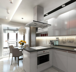 Cozinha combinada com loggia: maneiras reais de usar o local com sabedoria. Design de interiores não chato (mais de 120 fotos)