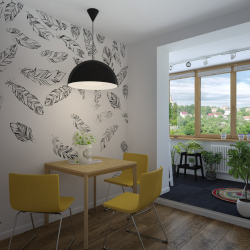 Cozinha combinada com loggia: maneiras reais de usar o local com sabedoria. Design de interiores não chato (mais de 120 fotos)