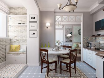 Cozinha combinada com loggia: maneiras reais de usar o local com sabedoria. Design de interiores não chato (mais de 120 fotos)