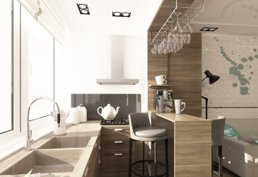 Cozinha combinada com loggia: maneiras reais de usar o local com sabedoria. Design de interiores não chato (mais de 120 fotos)