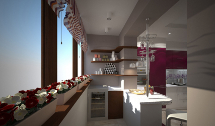 Cozinha combinada com loggia: maneiras reais de usar o local com sabedoria. Design de interiores não chato (mais de 120 fotos)