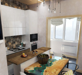 Cozinha combinada com loggia: maneiras reais de usar o local com sabedoria. Design de interiores não chato (mais de 120 fotos)