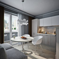 Cozinha combinada com loggia: maneiras reais de usar o local com sabedoria. Design de interiores não chato (mais de 120 fotos)