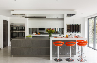 Kitchen design with an island: Features of modern planning (170+ Photos)