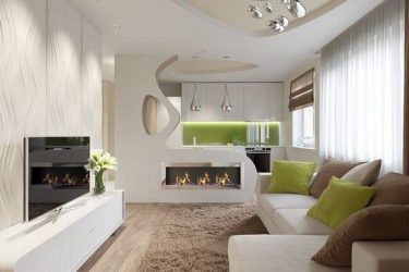 Interior da cozinha combinado com a sala de estar (mais de 180 fotos): truques de design e segredos de posicionamento