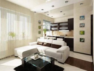 Interior da cozinha combinado com a sala de estar (mais de 180 fotos): truques de design e segredos de posicionamento