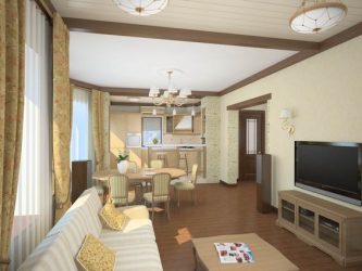 Interior da cozinha combinado com a sala de estar (mais de 180 fotos): truques de design e segredos de posicionamento