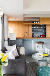 Interior da cozinha combinado com a sala de estar (mais de 180 fotos): truques de design e segredos de posicionamento
