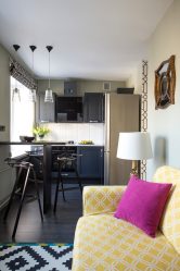 Interior da cozinha combinado com a sala de estar (mais de 180 fotos): truques de design e segredos de posicionamento