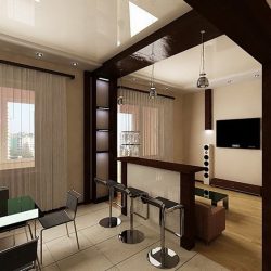 Interior da cozinha combinado com a sala de estar (mais de 180 fotos): truques de design e segredos de posicionamento
