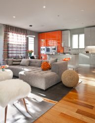 Interior da cozinha combinado com a sala de estar (mais de 180 fotos): truques de design e segredos de posicionamento