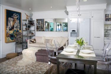 Interior da cozinha combinado com a sala de estar (mais de 180 fotos): truques de design e segredos de posicionamento