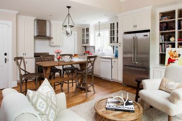 Interior da cozinha combinado com a sala de estar (mais de 180 fotos): truques de design e segredos de posicionamento