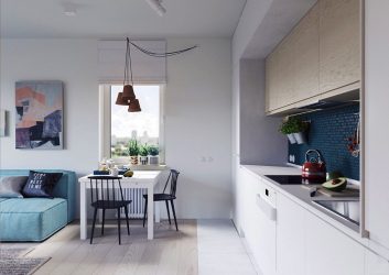 Interior da cozinha combinado com a sala de estar (mais de 180 fotos): truques de design e segredos de posicionamento