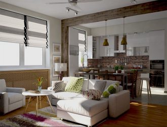 Interior da cozinha combinado com a sala de estar (mais de 180 fotos): truques de design e segredos de posicionamento