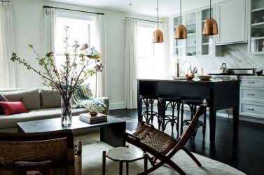 Interior da cozinha combinado com a sala de estar (mais de 180 fotos): truques de design e segredos de posicionamento