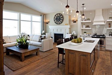 Interior da cozinha combinado com a sala de estar (mais de 180 fotos): truques de design e segredos de posicionamento