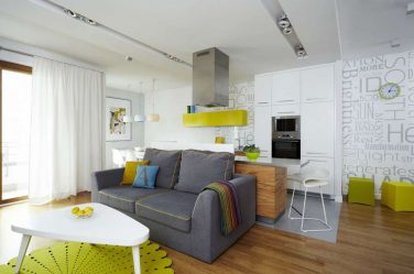 Interior da cozinha combinado com a sala de estar (mais de 180 fotos): truques de design e segredos de posicionamento