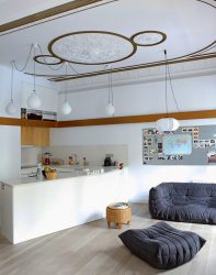 Interior da cozinha combinado com a sala de estar (mais de 180 fotos): truques de design e segredos de posicionamento