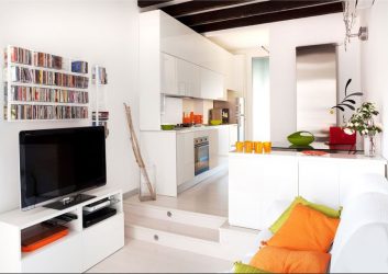 Interior da cozinha combinado com a sala de estar (mais de 180 fotos): truques de design e segredos de posicionamento