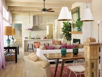 Interior da cozinha combinado com a sala de estar (mais de 180 fotos): truques de design e segredos de posicionamento