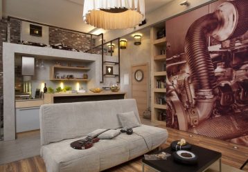 Interior da cozinha combinado com a sala de estar (mais de 180 fotos): truques de design e segredos de posicionamento
